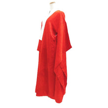 Load image into Gallery viewer, Juban Vintage(1950-1980) Red Furisode Peony Chrysanthemum Silk #10511B2
