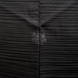Haori Jacket Vintage(1950-1980) Black Flower Silk #9906B4