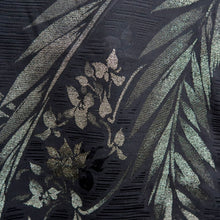 Load image into Gallery viewer, Haori Jacket Vintage(1950-1980) Black Flower Silk #9906B4
