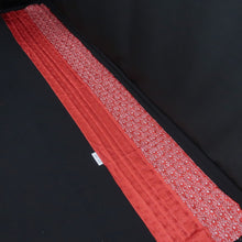 Load image into Gallery viewer, KK1406B8 Silk Kimono Fabric Vintage(1950-1980) Shibori Red 79.9x12.2in(203x31cm)
