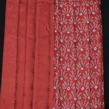 Load image into Gallery viewer, KK1406B8 Silk Kimono Fabric Vintage(1950-1980) Shibori Red 79.9x12.2in(203x31cm)
