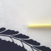 Load image into Gallery viewer, Yukata Vintage(1950-1980) White Navy Cherry Blossom Cotton #10355F3
