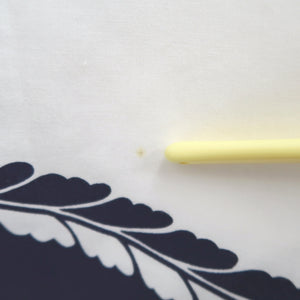 Yukata Vintage(1950-1980) White Navy Cherry Blossom Cotton #10355F3