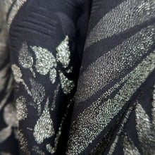 Load image into Gallery viewer, Haori Jacket Vintage(1950-1980) Black Flower Silk #9906B4
