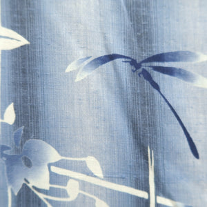 Yukata Blue Dragonfly Cotton #9920B4