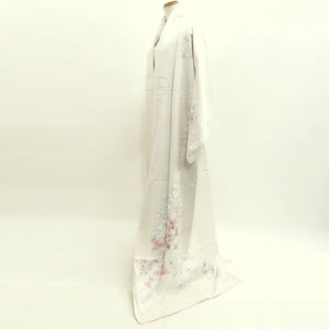 Kimono White Chrysanthemum Silk #9943B5