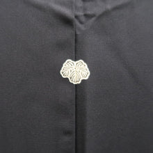 Load image into Gallery viewer, Haori Jacket Vintage(1950-1980) Black White birch Silk #9874B3
