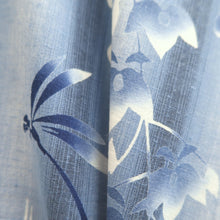 Load image into Gallery viewer, Yukata Blue Dragonfly Cotton #9920B4
