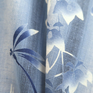 Yukata Blue Dragonfly Cotton #9920B4