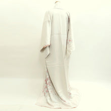 Load image into Gallery viewer, Kimono White Chrysanthemum Silk #9943B5
