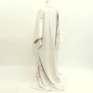 Kimono White Chrysanthemum Silk #9943B5