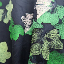 Load image into Gallery viewer, Haori Jacket Vintage(1950-1980) Midnight blue Leaves Silk #10227E2
