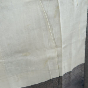 Men's Juban Vintage(1950-1980) Gray Tiger Silk #10457A4