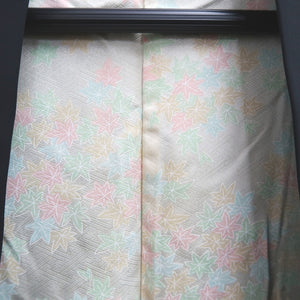 Haori Jacket Vintage(1950-1980) Black Gold Plum blossom Branch Silk #10212E1