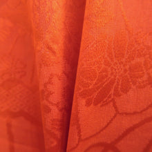 Load image into Gallery viewer, Juban Vintage(1950-1980) Red Furisode Peony Chrysanthemum Silk #10511B2

