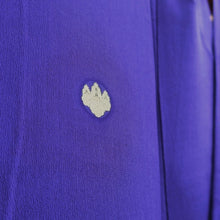 Load image into Gallery viewer, Kimono Vintage(1920-1950) Blueish Purple Crane Birds Silk #10775D4
