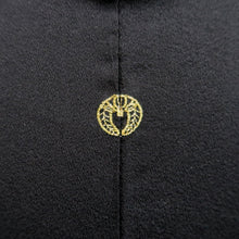 Load image into Gallery viewer, Haori Jacket Vintage(1950-1980) Black Gold Chrysanthemum Silk #9779A4

