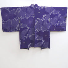 Load image into Gallery viewer, Haori Jacket Vintage(1950-1980) Purple Chrysanthemum Silk #10016C3
