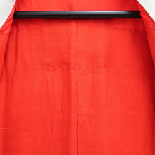 Load image into Gallery viewer, Juban Vintage(1950-1980) Red Furisode Crane Birds Shibori Silk #10512B2
