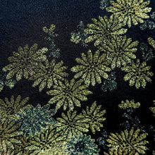 Load image into Gallery viewer, Haori Jacket Vintage(1950-1980) Black Gold Chrysanthemum Silk #9779A4
