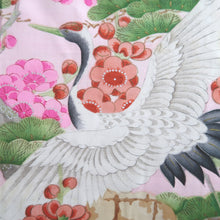 Load image into Gallery viewer, Haori Jacket Vintage(1920-1950) Magenta Tachibana Wave Silk #10743D3
