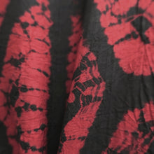 Load image into Gallery viewer, Haori Jacket Vintage(1920-1950) Red Black Shibori Asanoha Silk #9967C1
