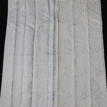 Load image into Gallery viewer, KK1409B8 Silk Kimono Fabric Vintage(1950-1980) Shibori Light Blue 76.8x12.6in(195x32cm)
