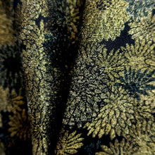 Load image into Gallery viewer, Haori Jacket Vintage(1950-1980) Black Gold Chrysanthemum Silk #9779A4
