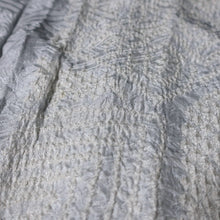 Load image into Gallery viewer, KK1409B8 Silk Kimono Fabric Vintage(1950-1980) Shibori Light Blue 76.8x12.6in(195x32cm)
