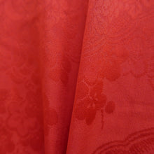Load image into Gallery viewer, Juban Vintage(1920-1950) Red Chrysanthemum Peony Silk #10387F5
