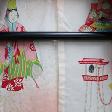 Load image into Gallery viewer, Haori Jacket Vintage(1950-1980) Black Silver Brown Michinagadori Long Silk #9780A4
