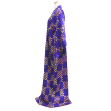 Load image into Gallery viewer, Kimono Vintage(1920-1950) Blueish Purple Shibori Silk #10787D5
