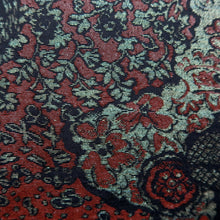 Load image into Gallery viewer, Haori Jacket Vintage(1950-1980) Black Silver Brown Michinagadori Long Silk #9780A4
