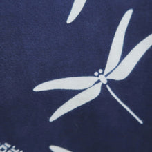 Load image into Gallery viewer, Yukata Vintage(1950-1980) Navy Dragonfly Cotton #9922B4
