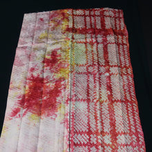 Load image into Gallery viewer, KK1411B8 Silk Kimono Fabric Vintage(1950-1980) Shibori Pink 84.6x12.6in(215x32cm)
