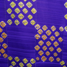 Load image into Gallery viewer, Kimono Vintage(1920-1950) Blueish Purple Shibori Silk #10787D5
