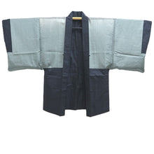 Load image into Gallery viewer, Men's Haori Vintage(1950-1980) Blue Black Tiger Silk #10659C4
