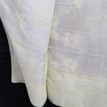 Load image into Gallery viewer, Kimono Vintage(1920-1950) GrayishPurple Maple Leaf Silk #10788D5
