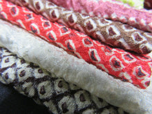 Load image into Gallery viewer, KK604BdA3 Silk Bundle Sale 18pcs Vintage Shibori Fabric 19.7x3.5in(50x9cm)
