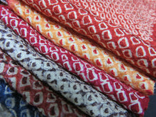 Load image into Gallery viewer, KK605AdA3 Silk Bundle Sale 18pcs Vintage Shibori Fabric 19.7x3.5in(50x9cm)
