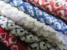 Load image into Gallery viewer, KK605AdA3 Silk Bundle Sale 18pcs Vintage Shibori Fabric 19.7x3.5in(50x9cm)
