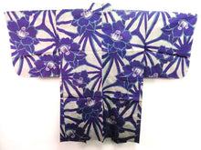 Load image into Gallery viewer, Haori Jacket Vintage 1920's Meisen Purple Camellia #0011
