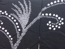 Load image into Gallery viewer, Haori Jacket Vintage 1960&#39;s Black Shibori Branches #0008
