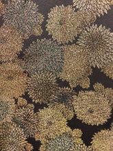 Load image into Gallery viewer, Haori Jacket Vintage 1960's Black Gold Glinting Chrysanthemum #0032
