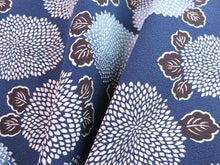 Load image into Gallery viewer, Haori Jacket Vintage 1960's Blue Dyed Chrysanthemum #43
