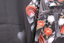 Load image into Gallery viewer, Haori Jacket Black Hime-Princess #0002
