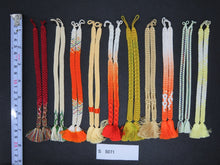 Load image into Gallery viewer, S#5071 Silk Haori Himo Flat Braid 10pcs Bundle Pack
