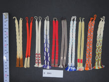 Load image into Gallery viewer, S#5041 Silk Haori Himo Flat Braid 10pcs Bundle Pack
