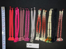 Load image into Gallery viewer, S#5031 Silk Haori Himo Flat Braid 10pcs Bundle Pack
