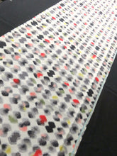 Load image into Gallery viewer, BCF#2886 Silk Kimono Fabric Vintage(1920-1950) Meisen Black White 57.1x11.8in(145x30cm)
